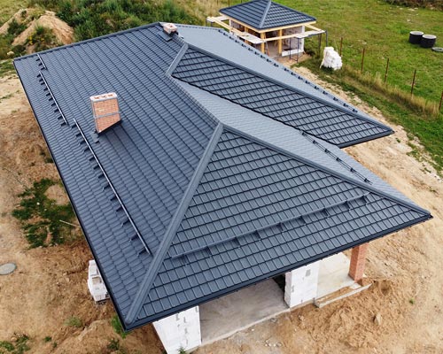 Четырехскатная крыша под ключ