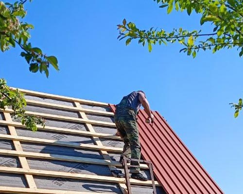 Крыша для бани под ключ