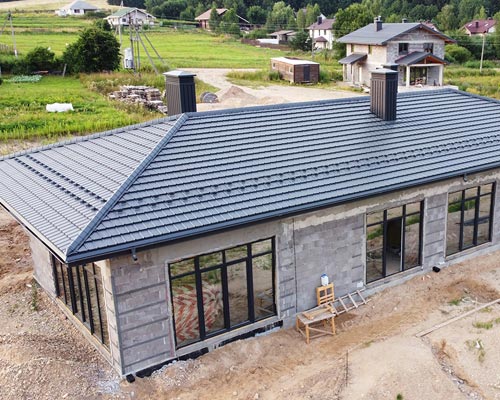 Крыша для бани и дома