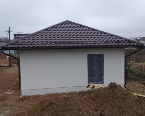 Строительство крыши для гаража
