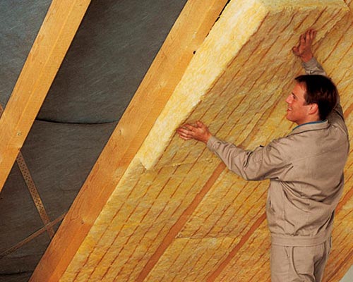 Утепление кровли минватой